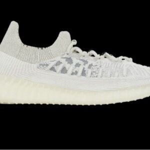 Stylish Knit Sneakers in Cream and Gray